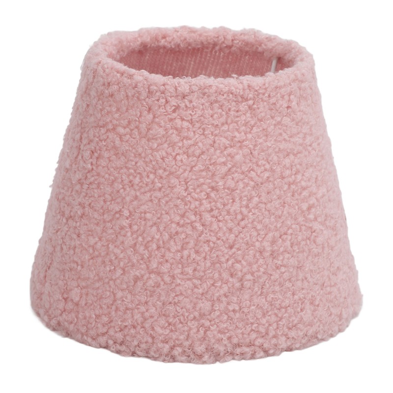 Plush Cloth Lamp Shade Replacement Decorative Soft Comfortable Cone Round