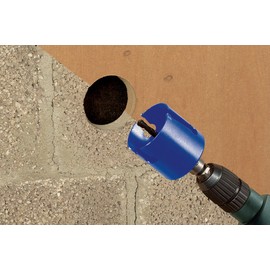 Wolfcraft 3876000 60 x 35mm Universal Hole Saw Complete with Hexagon Shank and CT Drill