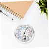 Kisangel Precision Mini Hygrometer Aluminum Alloy Body Dual Temperature Humidity