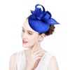 ORIDOOR Sinamay Fascinator Flower Feathers Pillbox Hat Headband Hair Clips