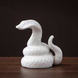 Zodiac Figurine Snake, 2025, White Snake, Entrance Charm, Snake, Figurine, Feng Shui Goods, Money Fortune, Good Luck, Good Luck, Prosperous Business, Amulet, Disease, New Year, Opening Celebration,