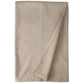 Natural Comfort Matelasse Blanket Coverlet, Pebble Pattern, Queen, Washed Taupe
