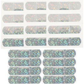 FOMIYES FOMIYES Cartoon Sequins Plasters 20pcs Kids Cartoon Bandages Glitter Bandages Wrap for Girls Boys Children Cuts Scrapes and Wounds Girl Plasters