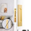 youthua Recessed Finger Flush Pulls with Edge Pull, Sliding Barn