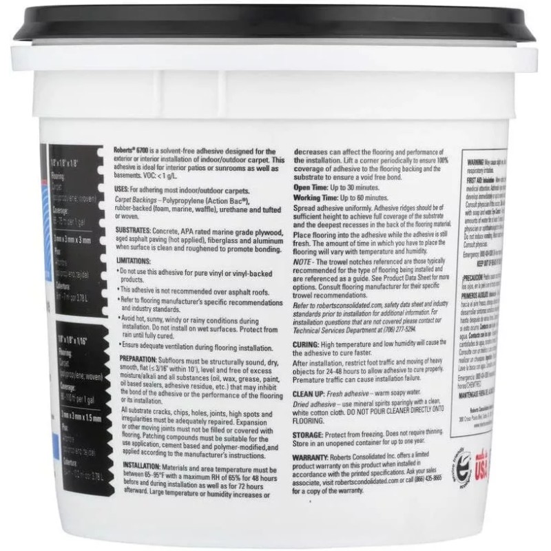Roberts 6700 - Marine Vinyl GLUE Adhesive RV - ONE