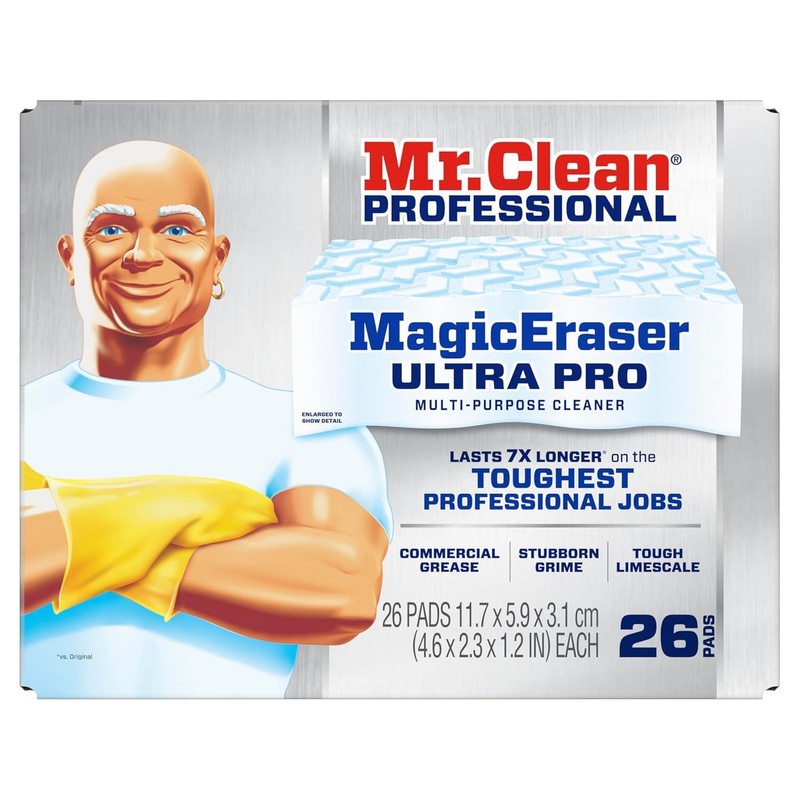 P&G Professional Mr. Clean Magic Eraser, Multi-Purpose Cleaner, 26 Count,