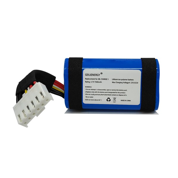 GEILIENERGY 3.7V Battery Replacement Battery Compatible for JBL Charge 5