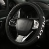 Leather Steering Wheel Cover Compatible with Pilot Car Universal Size
