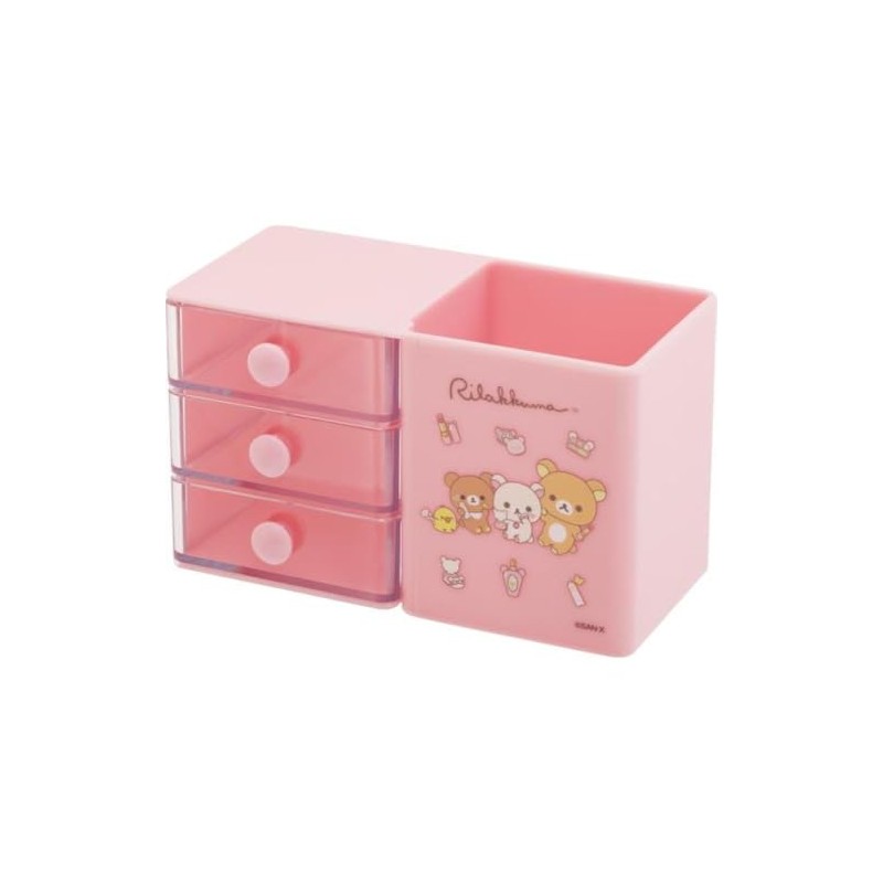 San-X Rilakkuma Multi Pen Stand, Pink, Size (H x W