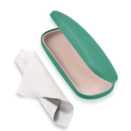 Eyeglass Case,RayLove Hard Shell Glasses Case Neutral Flip Glasses Case With Cloth