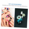 BIUDECO Glass Nail Rhinestones Flatback Beads for DIY Nail Art