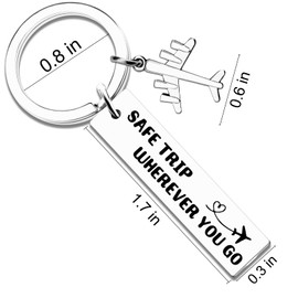 Ikacvb Aviation Gifts For International Travelers Flight Attendant Essentials Fly Safe Gifts For Travelers Women Men Pilot Gift Aviation Traveling Gift Jewelry Christmas