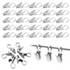 Pack of 100 curtain clips, curtain hooks, curtain clips, metal
