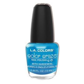 L.A. COLORS Color Craze Nail Polish, Blue Sky CNP616