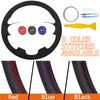 SUNBREATH Compatible with Hand Sewn Steering Wheel Cover for Honda