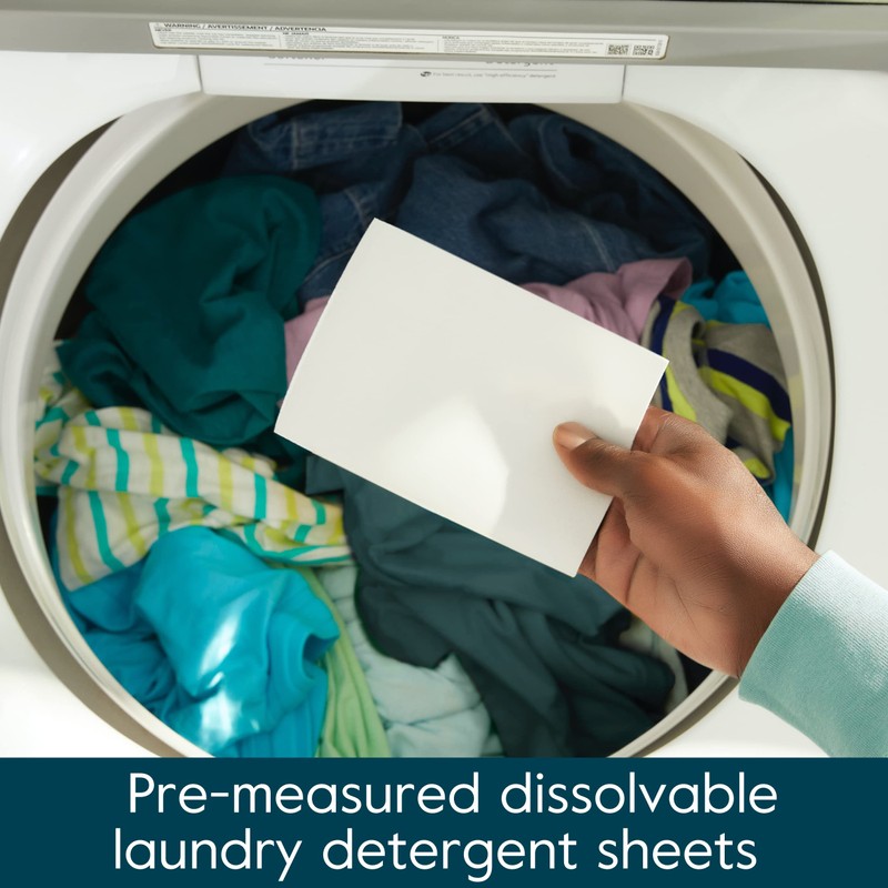 Grove Co. Laundry Detergent Sheets, Power Clean Dissolving Washer Sheets