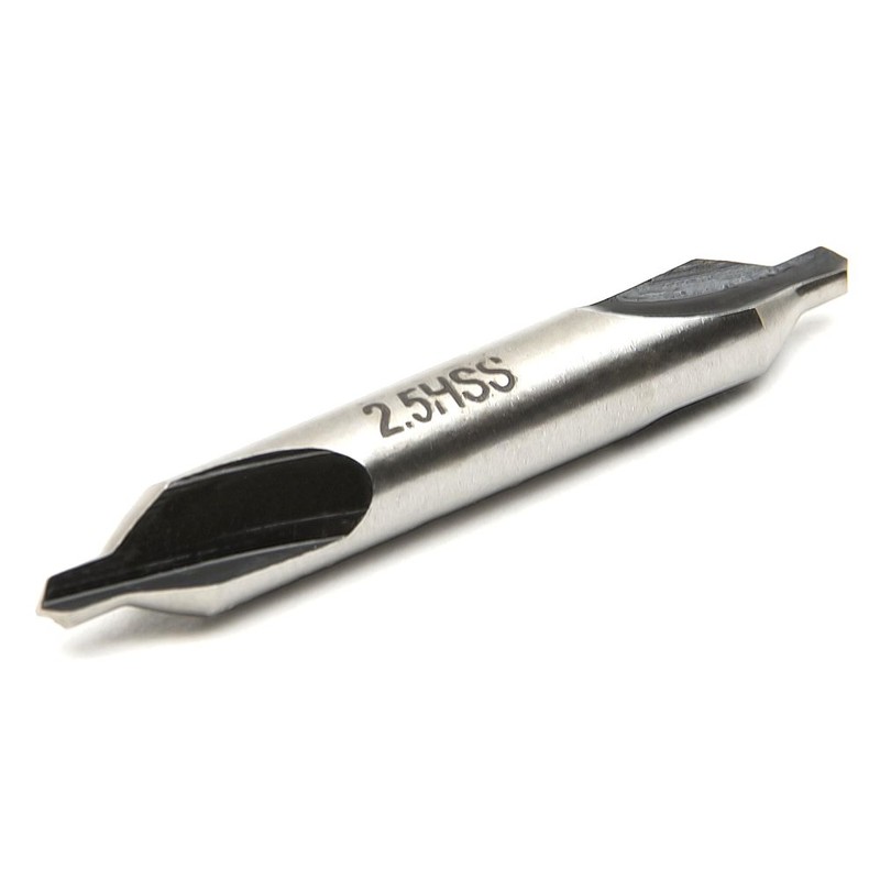 Malayas 5PCS HSS Lathe Mill Center Drill Countersink Bit Tooling