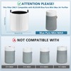 WILERDA 2 Pack Mini Max Air Filter Replacement, Filter Compatible with BLUEAIR Blue Pure Mini Max Air Purifier, True HEPA H13 Filter +Activated Filter