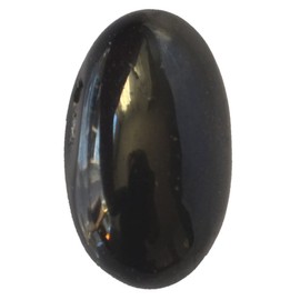 Tourmaline Stone Pendant | Black Tourmaline/Schorl Tumbled Stone Pendant | Protection and Energy Stone Pendant Healing Stone Jewellery