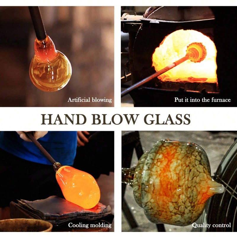 Porseme 500ml 3D Glass Oil Diffuser - Auto Shut -