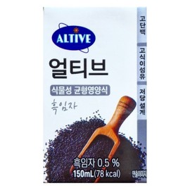 CJ Altive Balanced Nutritional Food Black Sesame 150ml 24 Packs / 씨제이 얼티브 균형영양식 흑임자 150ml 24개