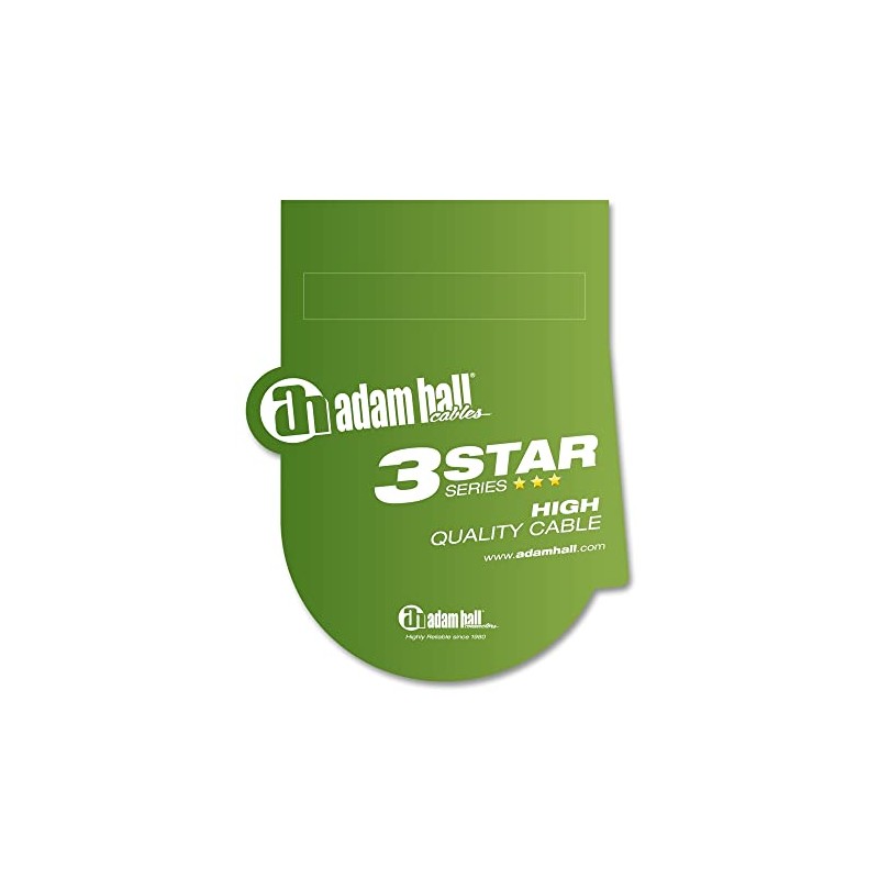 Adam Hall 3 Star Series 6m 6.3mm Jack Stereo to