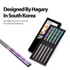 Hagary Phoenix Chopsticks Metal Reusable Designed in Korea Japanese Style