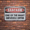 Funny Sarcastic Metal Tin Sign Wall Decor Man Cave Bar