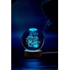 DIGFPWT Love Crystal Ball lamp,3D 3.15 inch K9 Couple Night