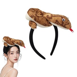 [Wovzoe] Cute Snake Design Headband Perfect for 2025 Year Animal Cosplay Item (styleA)