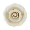 Global Sugar Art Rose Premium White, Unwired, Medium Sugar Flowers,