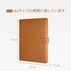 Binder A4 Clipboard Folder, Bi-Fold PU, Conference Pad Clip File,