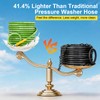 TechSweepPro Pressure Washer Hose 50FT with 3/8 Inch Quick Connect,