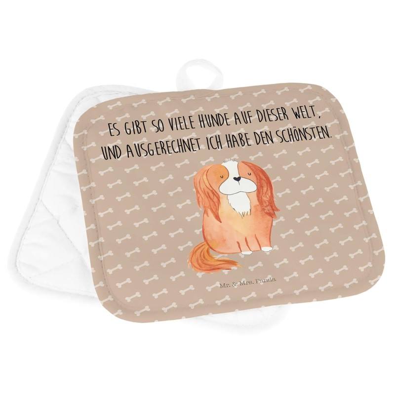 Mr. & Mrs. Panda Set of 2 Pot Holders Dog