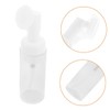 VICASKY 3Pcs Portable Transparent Foaming Soap Dispenser Refillable Shampoo Bottle
