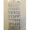 American Crafts 346633 Thickers Stickers, Silver- NEW