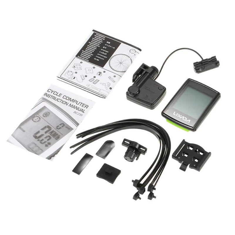 zmart Cadence Wireless LCD Bicycle Computer Waterproof Stopwatch Speedometer Odometer