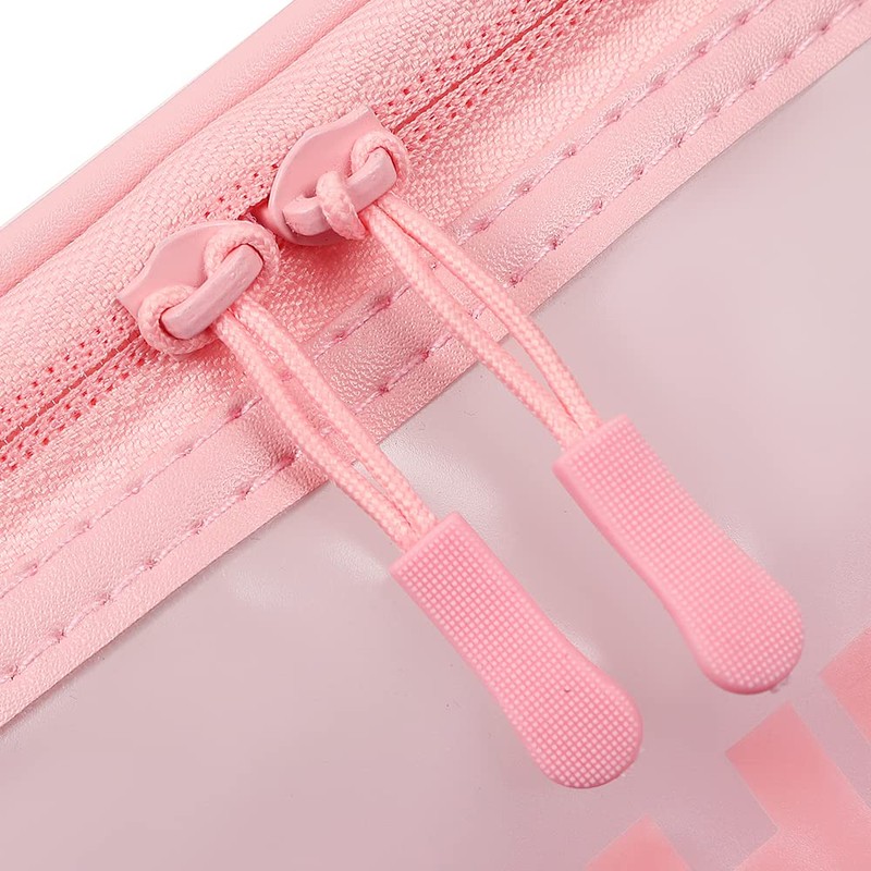 Miss or Miss クリアメイクアップバッグ PVC 防水 コスメティックバッグ ラージ クリア 旅行用