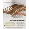 Makentra 4 Pcs 40×16 Wire Shelf Cover – Engineered Wood
