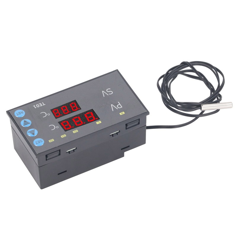 Digital Temperature Controller DC24V ‑50~120℃ Thermostat Regulator High Accuracy Control