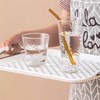 Crastilior Large Non Slip Serving Tray with Handles Food Trays