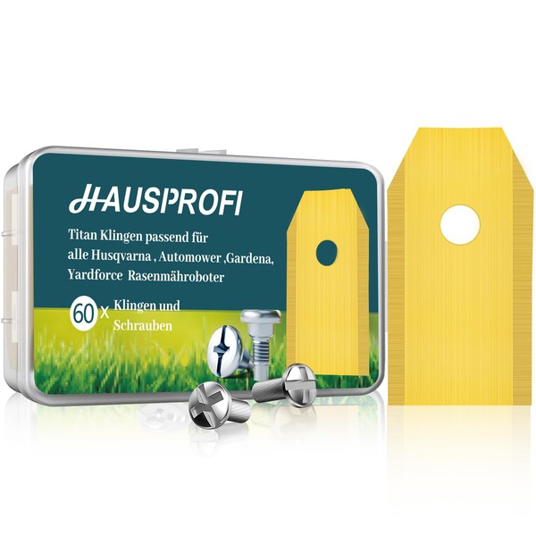 HAUSPROFI 60 x Titanium Blades Ultra Sharp Replacement Blades Suitable