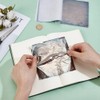 MAYJOYDIY 50 Pcs Grey Foil Sheets 5.5×5.3 Inch Silver Leaf