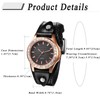 Watch Men Women Seiko Automatic Watch : Waterproof Leather Watch