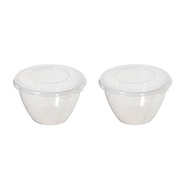2x 0.6L Pudding Bowl