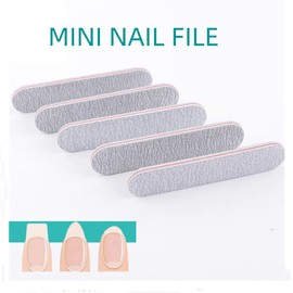 Nail Files - 20 PCS 100/180 Grits Nail File and Buffers, Mini Nail File Double Sided Emery Boards Manicure Nail Tools for Natural and Acrylic Nails