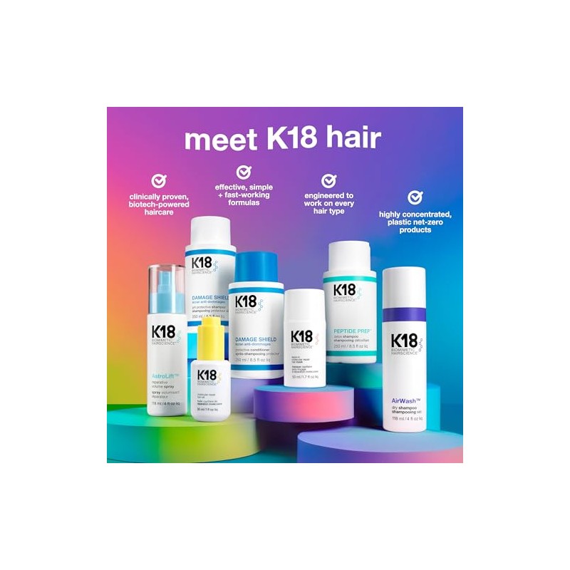 SHAMPOO K18 Protector de Daños 250ml K18 DAMAGE SHIELD SHAMPOO