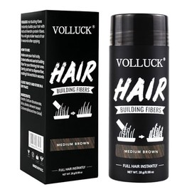 Scattered Hair for Hair Thickening, Long-Lasting Hair Fibre, Women Men, Natural Hair Products for Hair Loss, 28 g (Medium Brown)