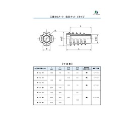 Ad Pack (Domestic Product) Demon-Eye Nut E Type M4x10 [Pack of 10]