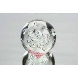 Tripact Inc M Design Art Handcraft Glass Art Pink Random Mix Handmade Art Glass Paperweight